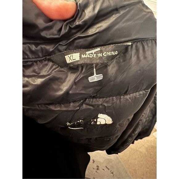 Northface ecoball black jacket/coat summit series xl/vintage active puffer - Picture 6 of 9